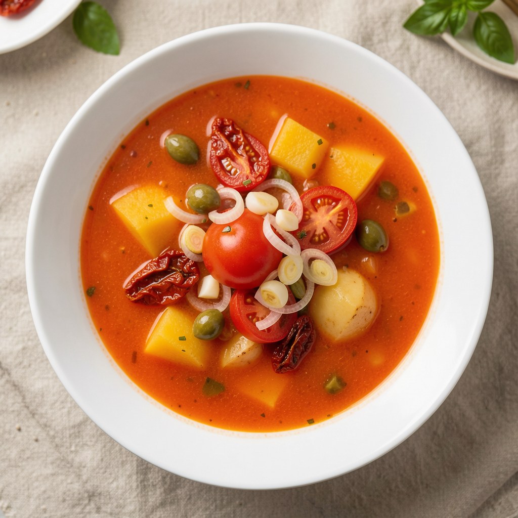 Zupa dyniowo – pomidorowa