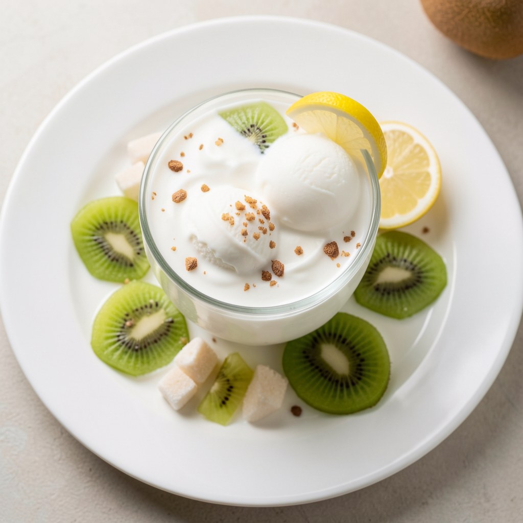 Koktajl jogurtowy z kiwi