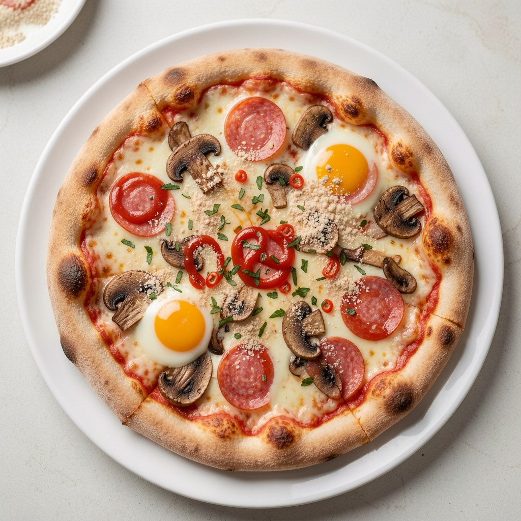 Szybka pizza na cienkim spodzie