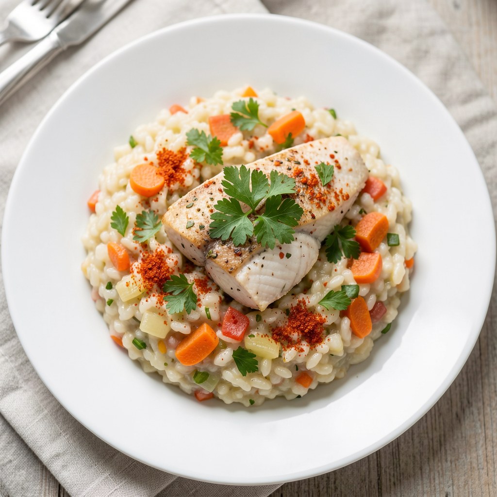 risotto z ryby