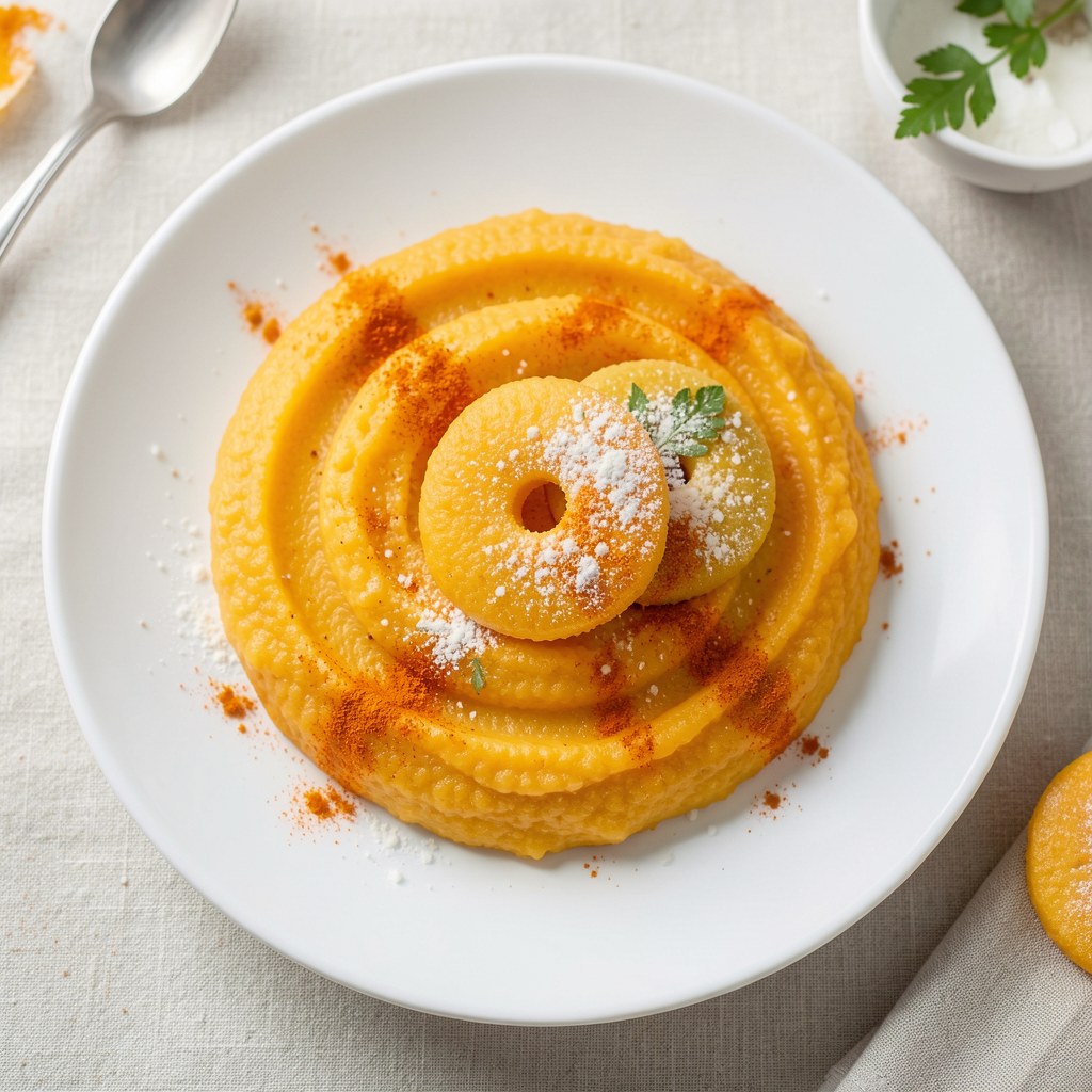 Oranżowe kluski z dziurką