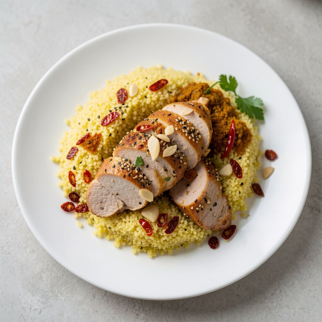 Domowa shoarma i góry kuskus