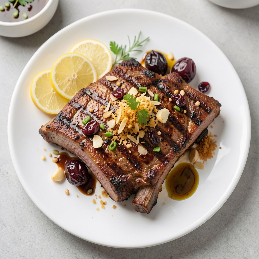 Imbirowe żeberka z grilla