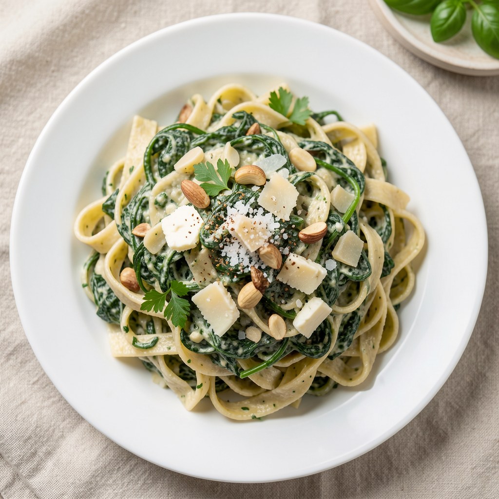 Szpinakowa pasta
