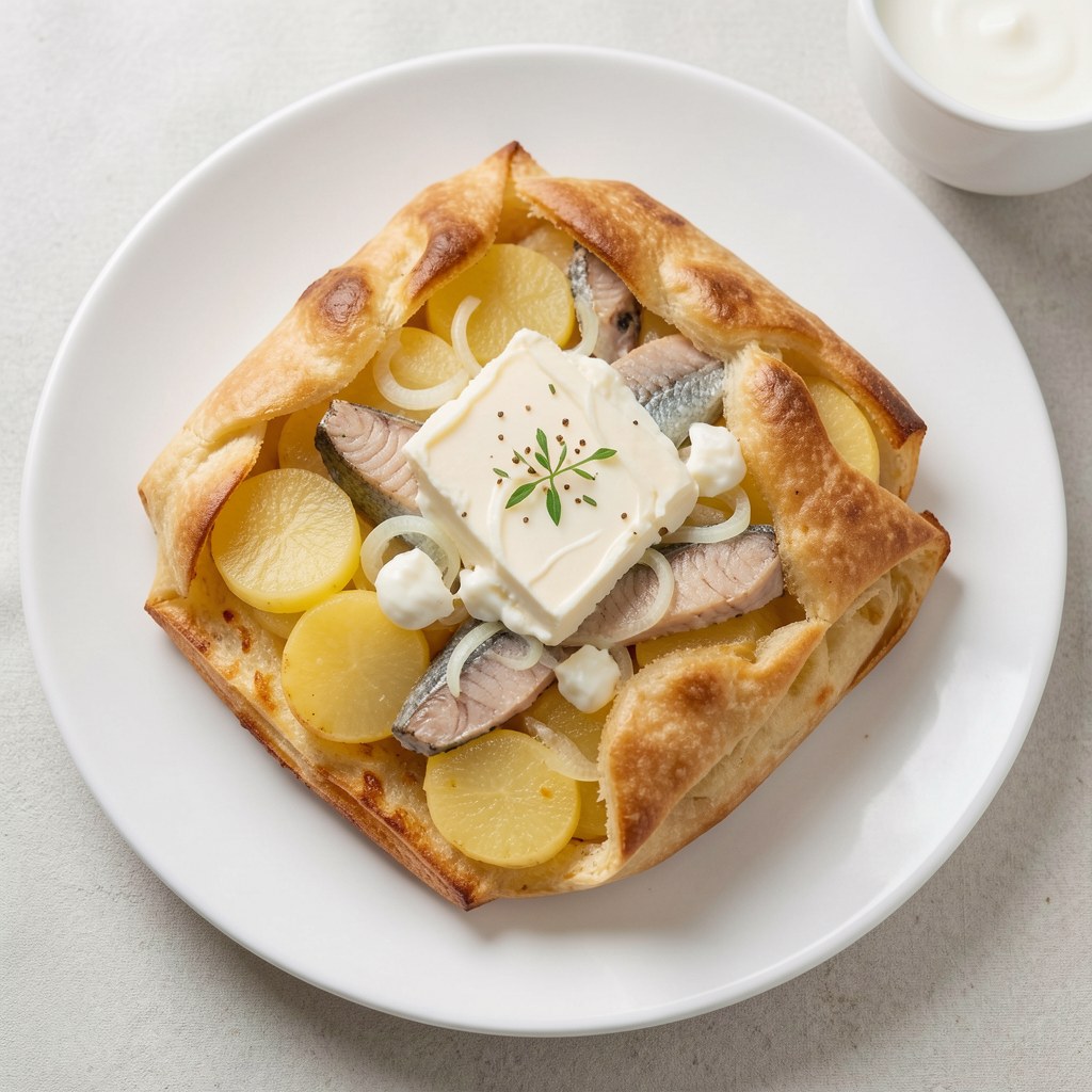 szwedzka zapiekanka śledziowa