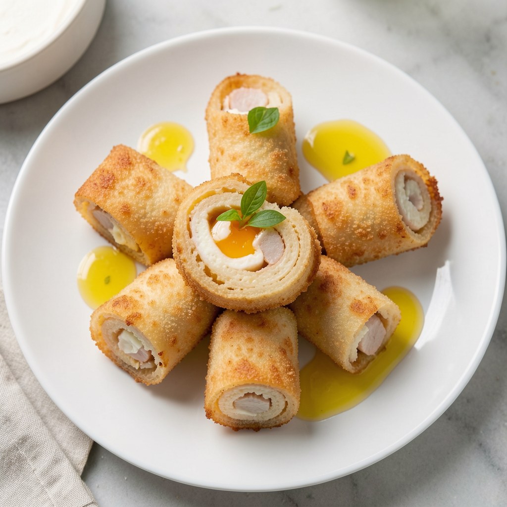 Śledziowe ruloniki w cieście