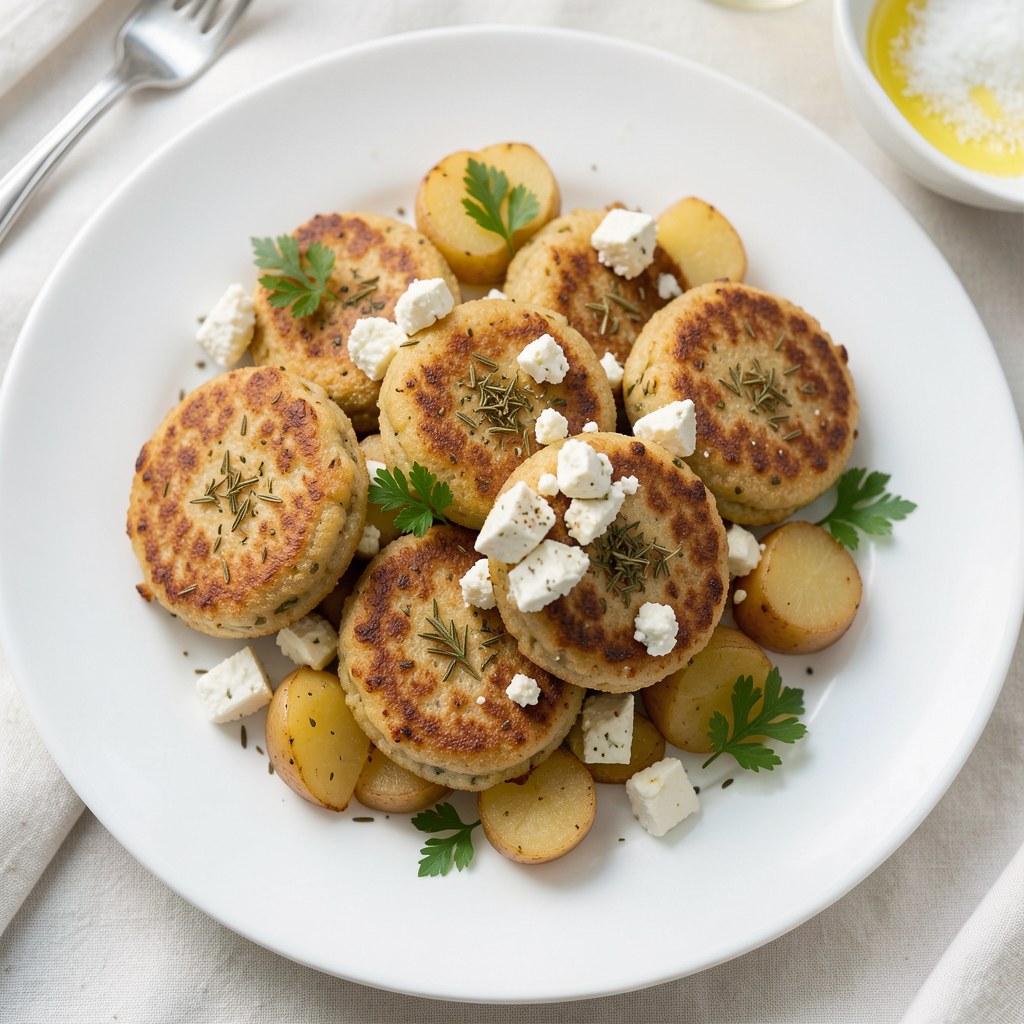 Greckie frykadelki z serem feta