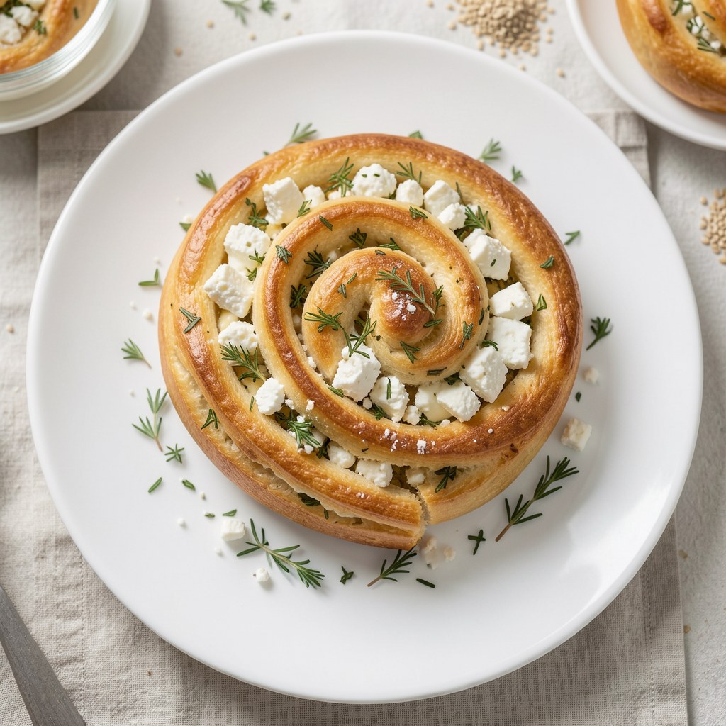 Banica z fetą i ziołami