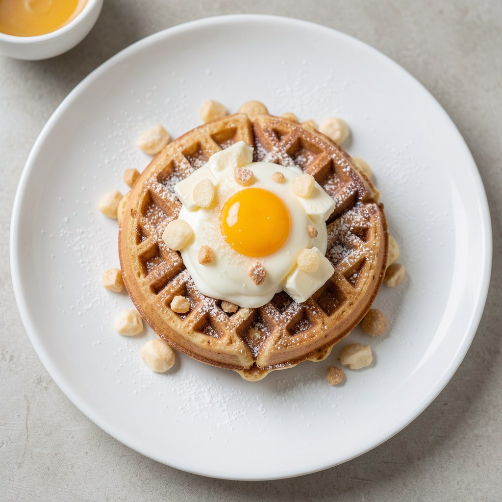 Wafle z chałwą