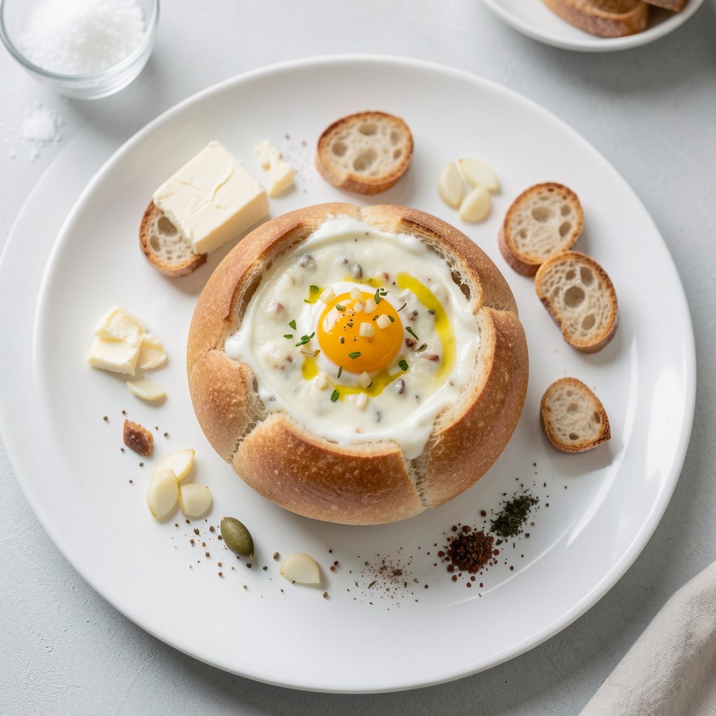 Hiszpańska zupa w chlebie