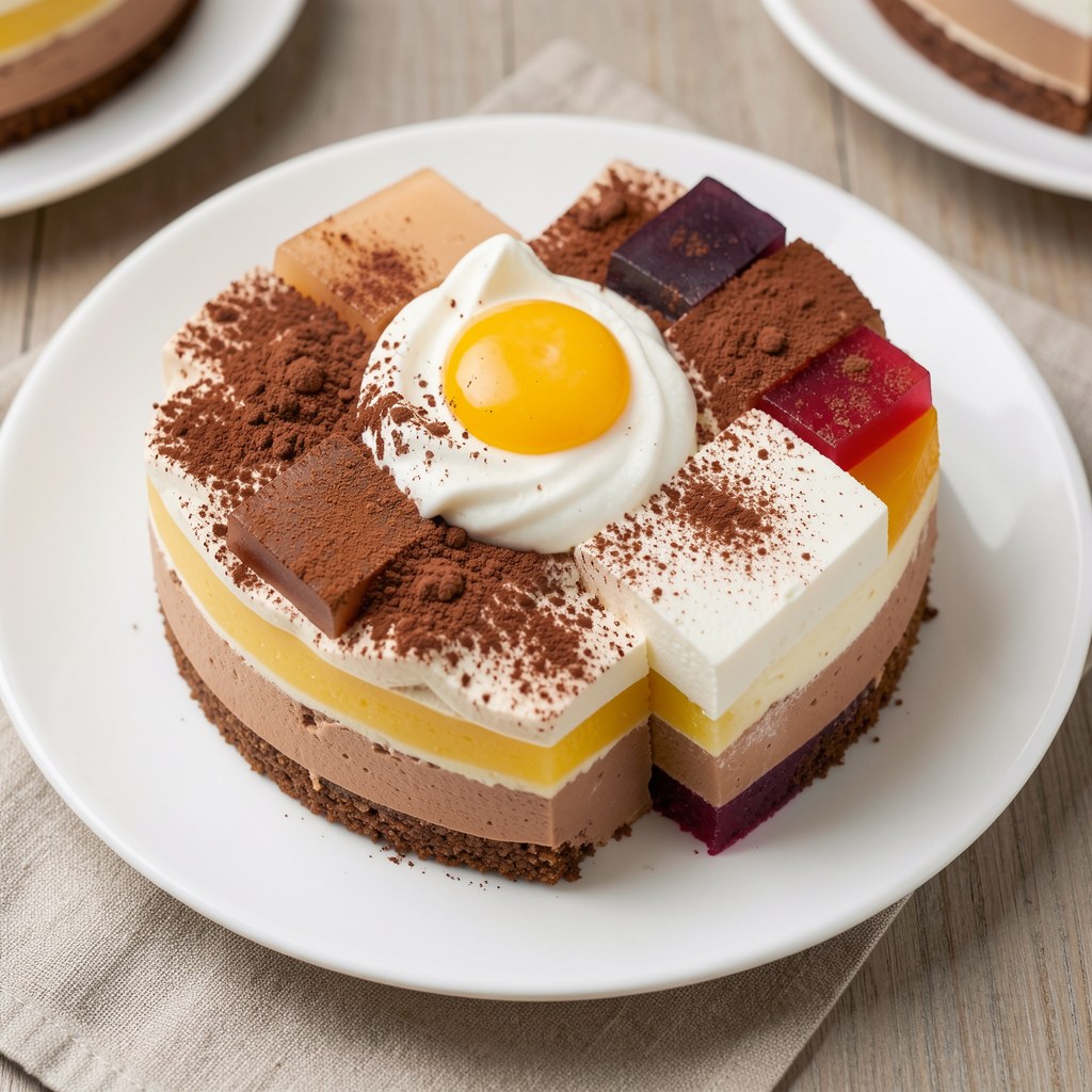 Kolorowy Tort na zimno