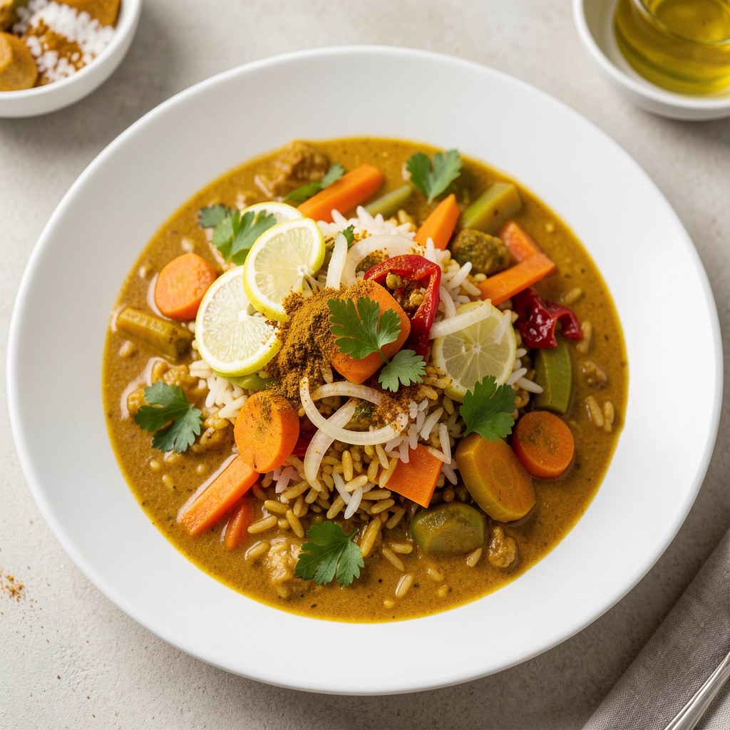 Ryż Curry z warzywami