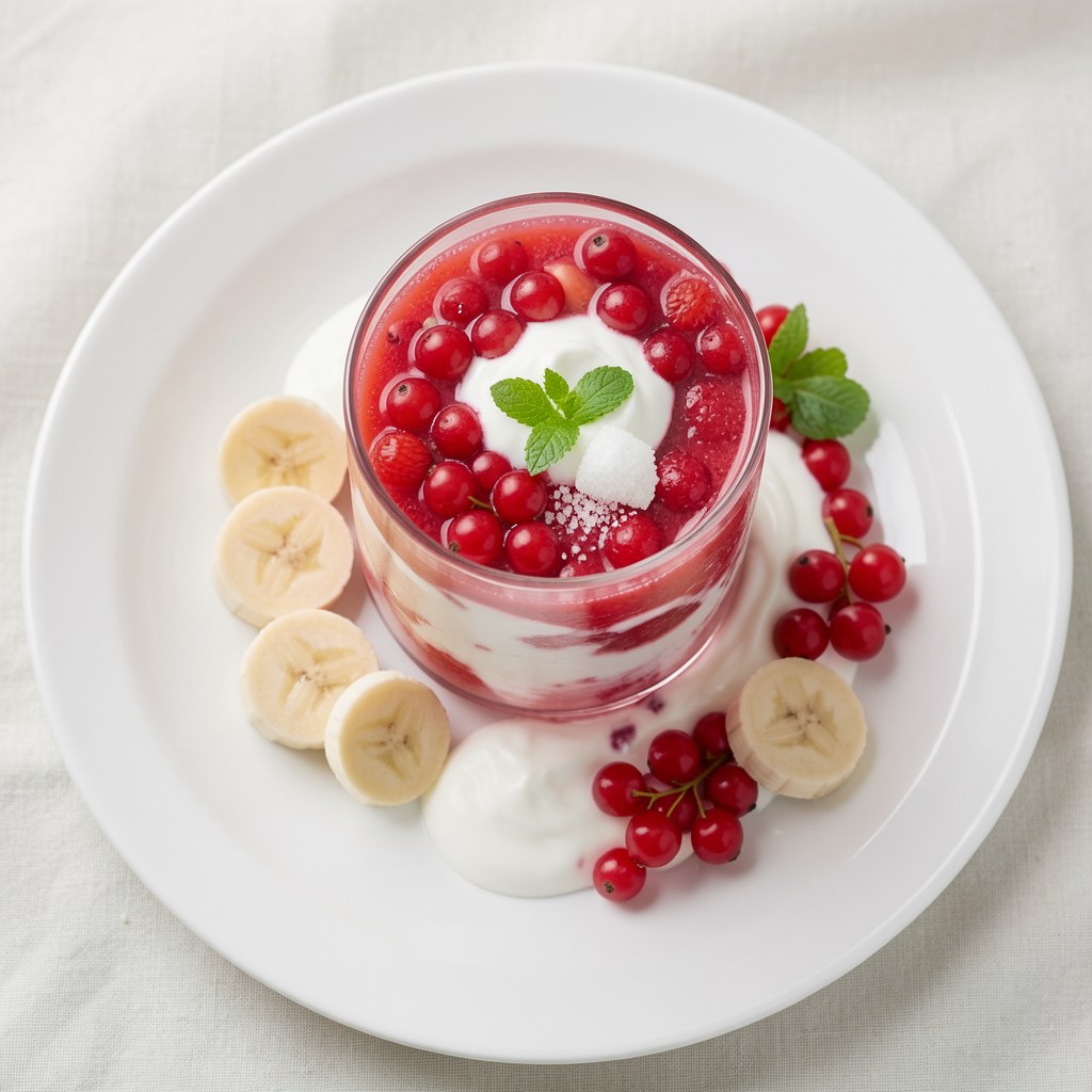 Napój agrestowobananowy