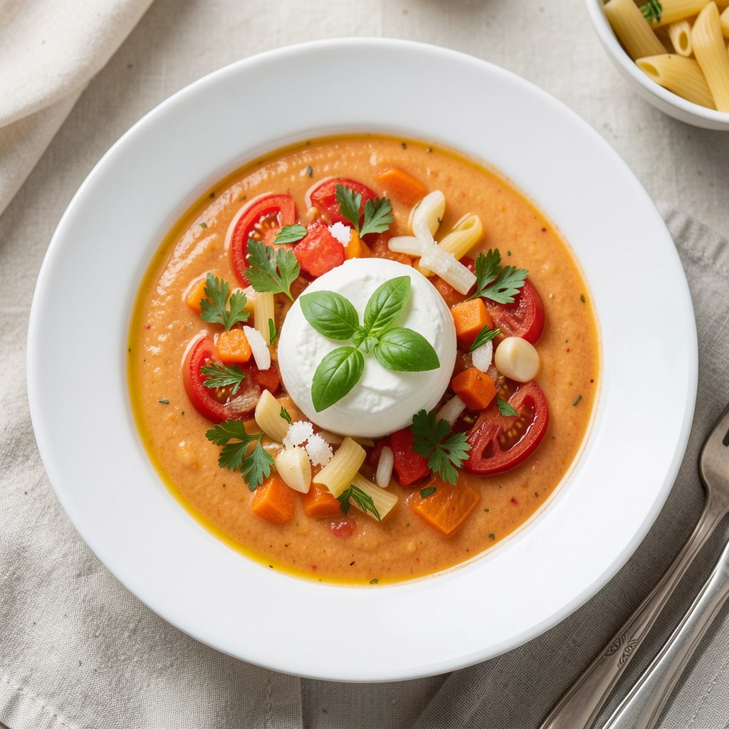Zupa pomidorowa z mascarpone