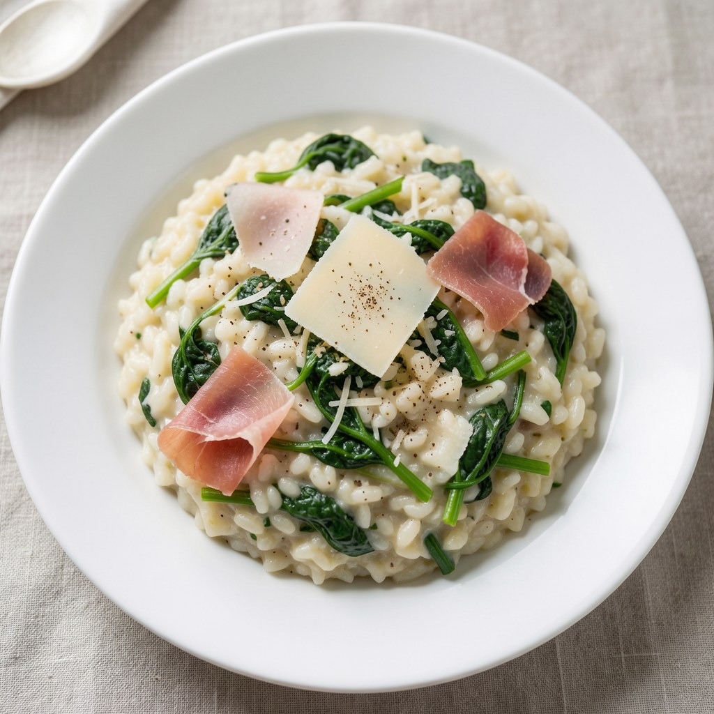 Risotto ze szpinakiem