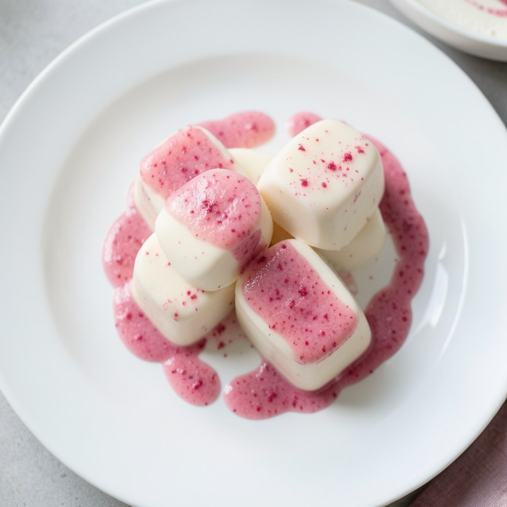Wykwintne lody różane.