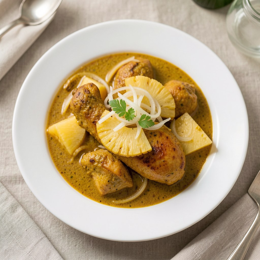 Curry drobiowe z ananasem wg Buni