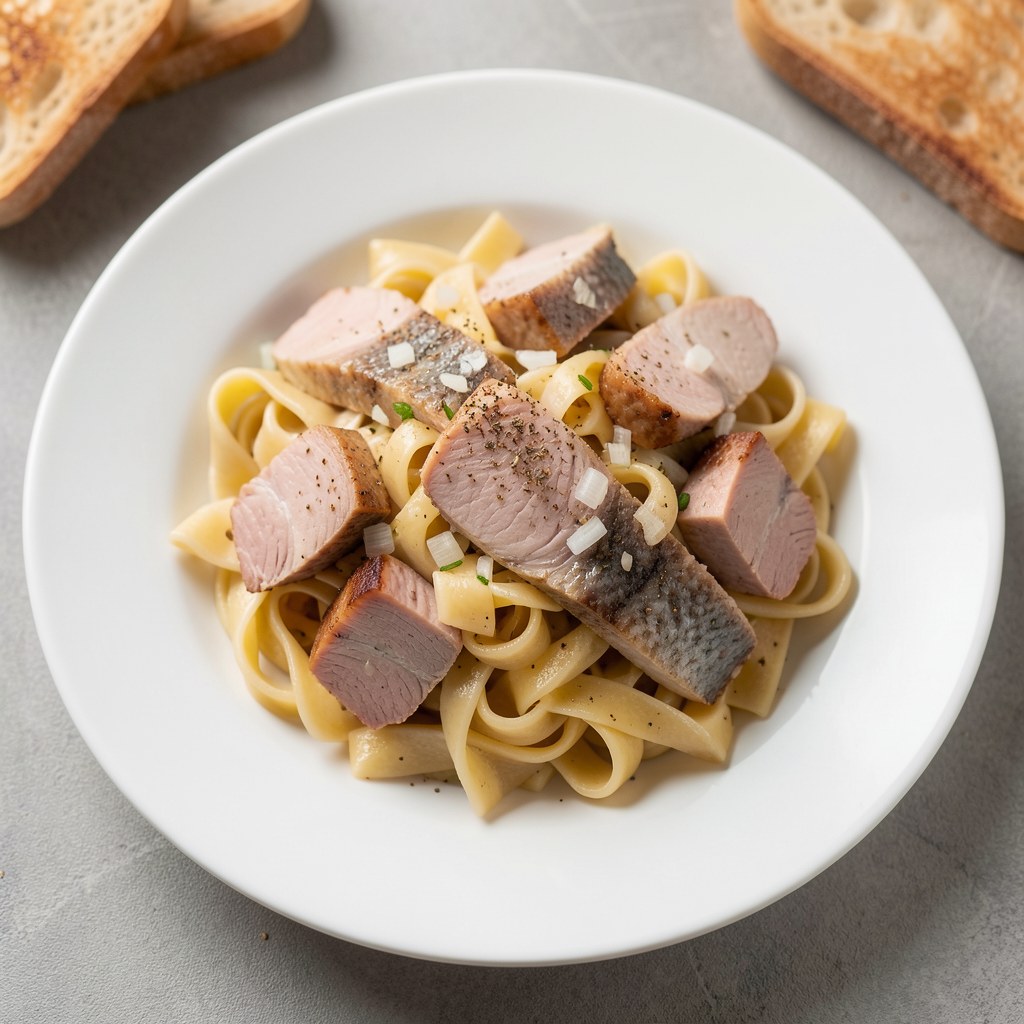 Pasta śledziowa z boczkiem