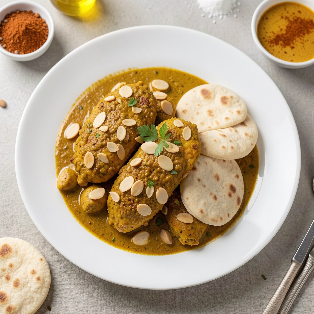 Filet curry w migdałach