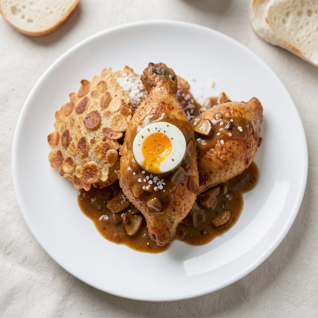 Kurczak w płatkach z rękawa