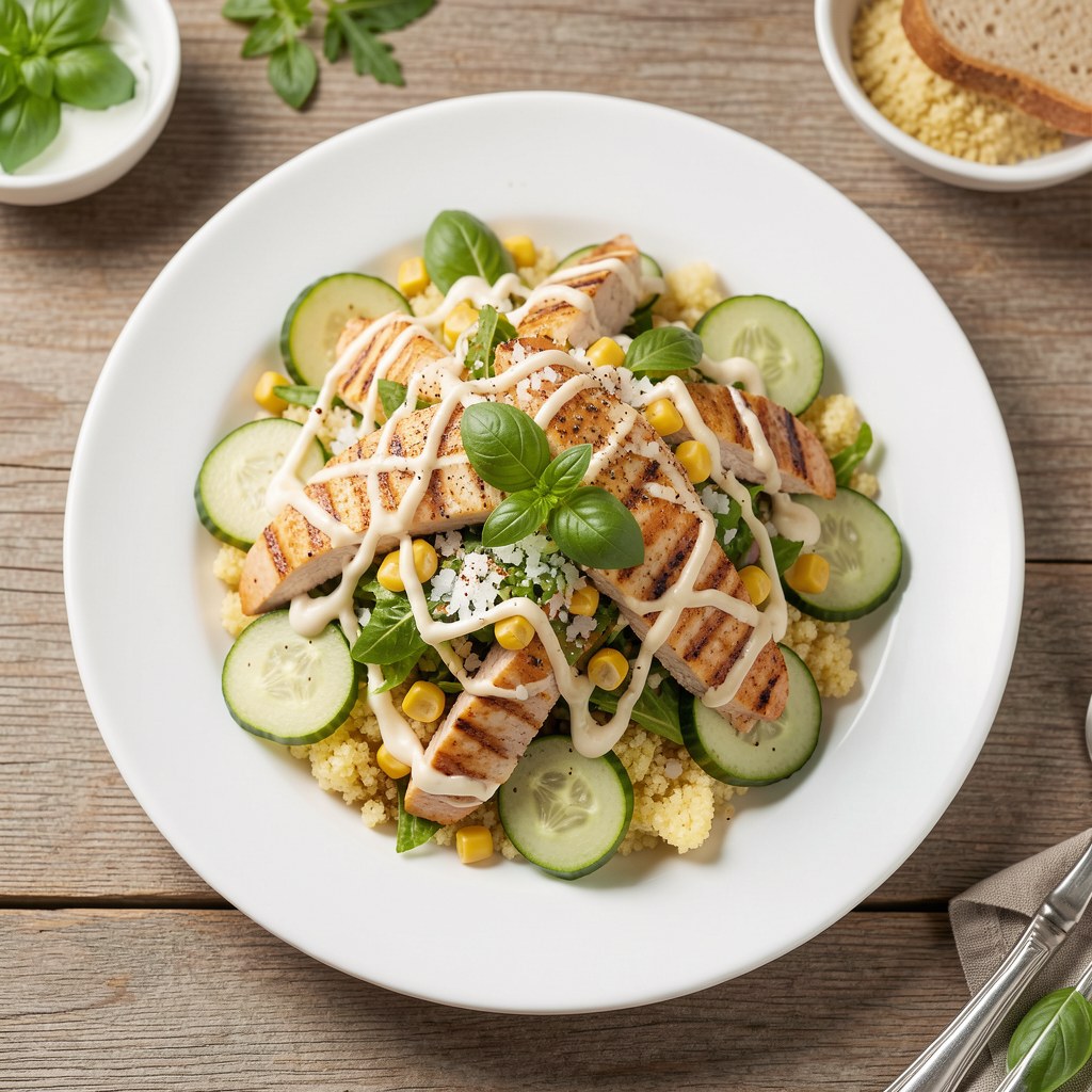 szybka sałatka grillowa