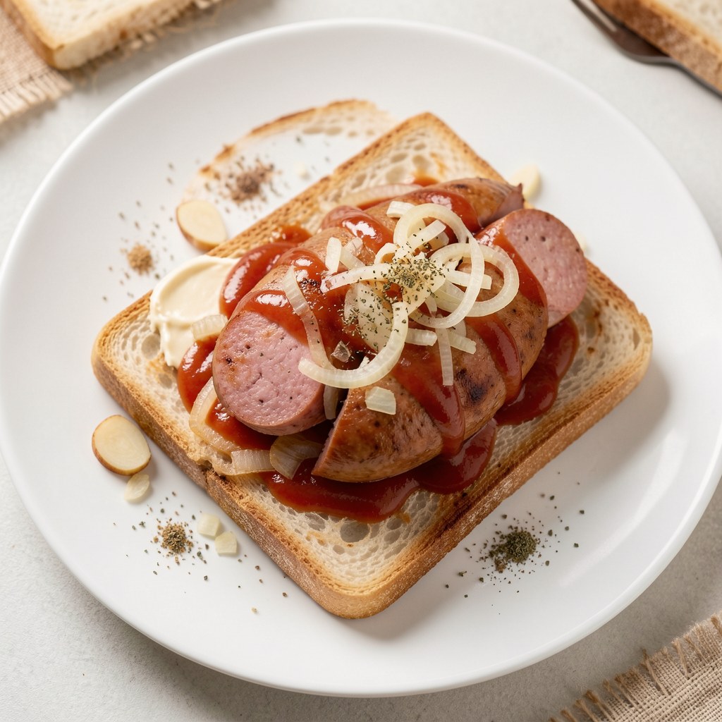 Kiełbasa z cebulą