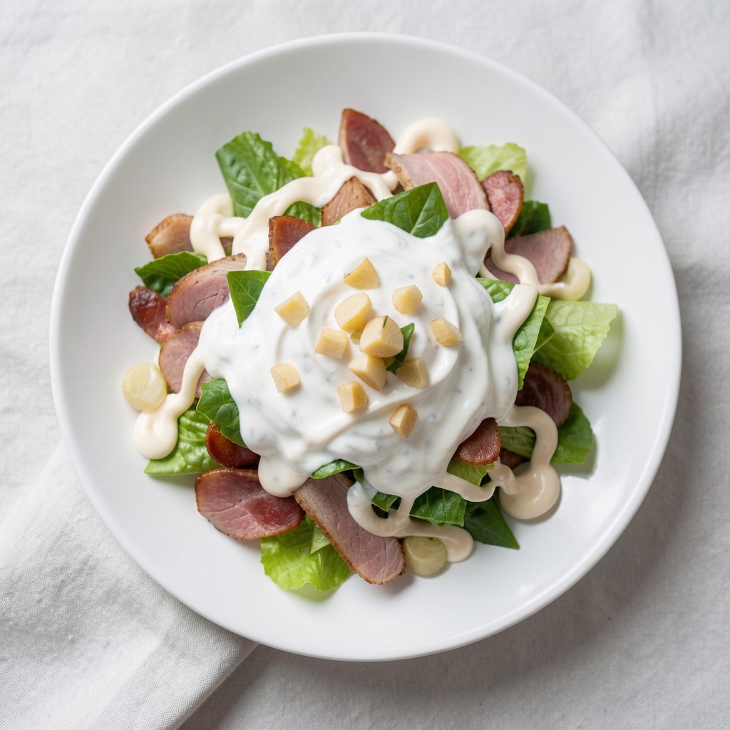 Sos do sałatki, wędlin