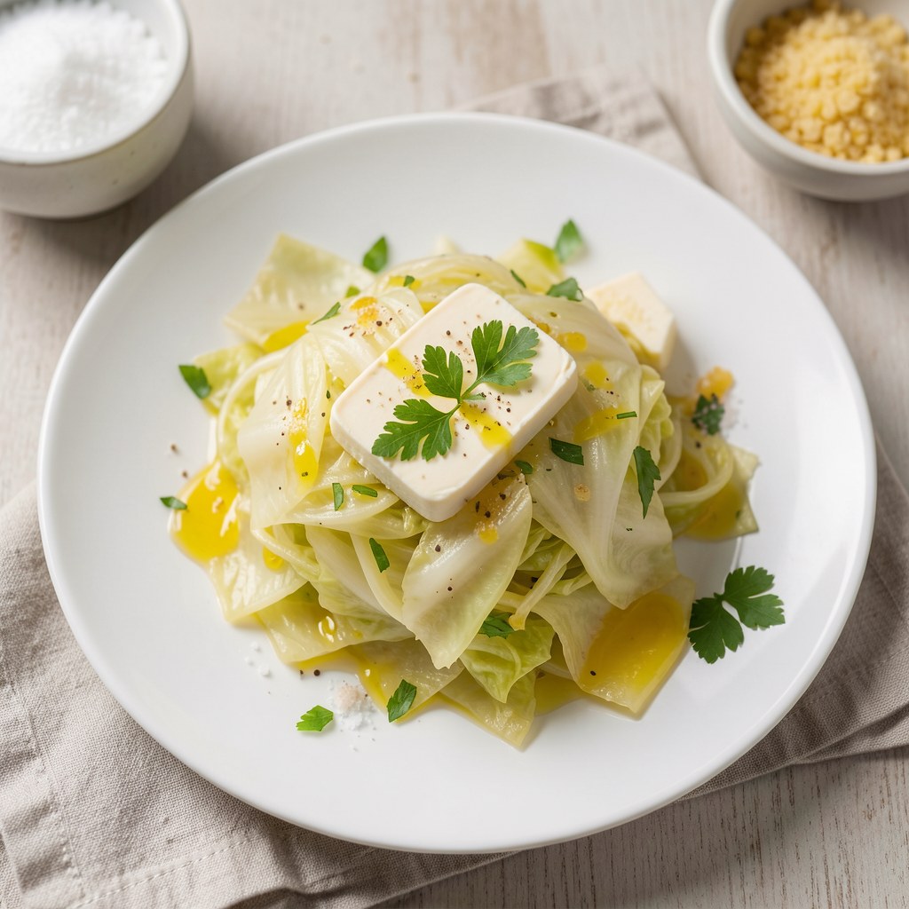 Młoda kapusta z koperkiem lekko zakwaszana