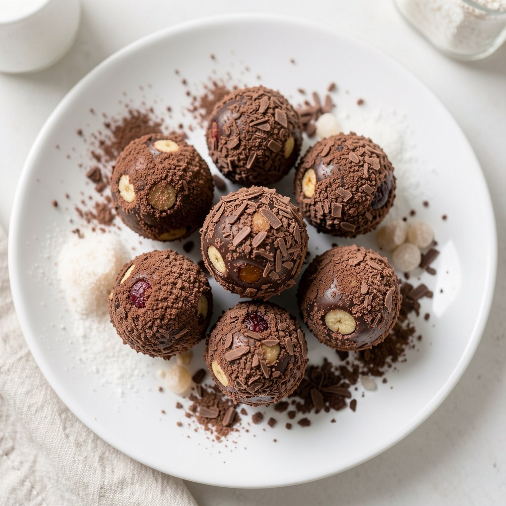 Rumowe kulki z rodzynkami