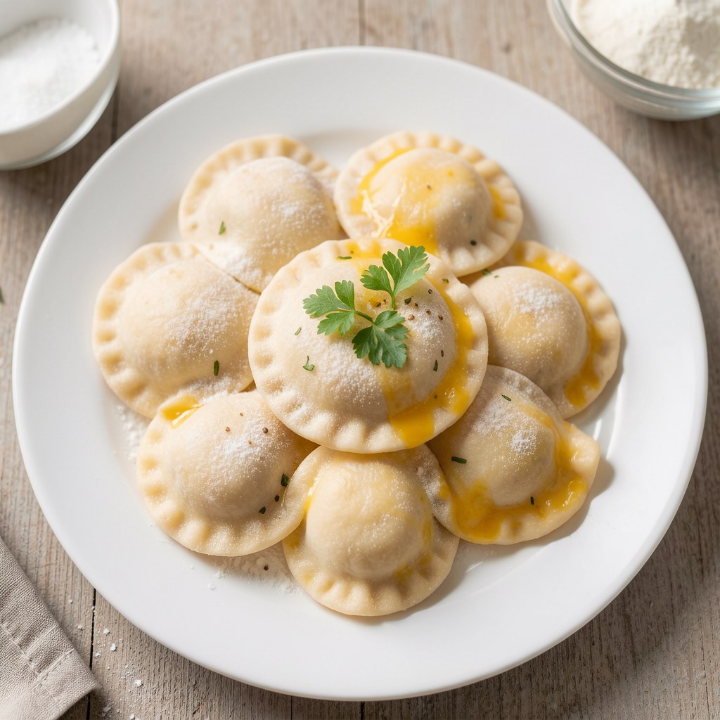 Pierogi z mąki pszennej