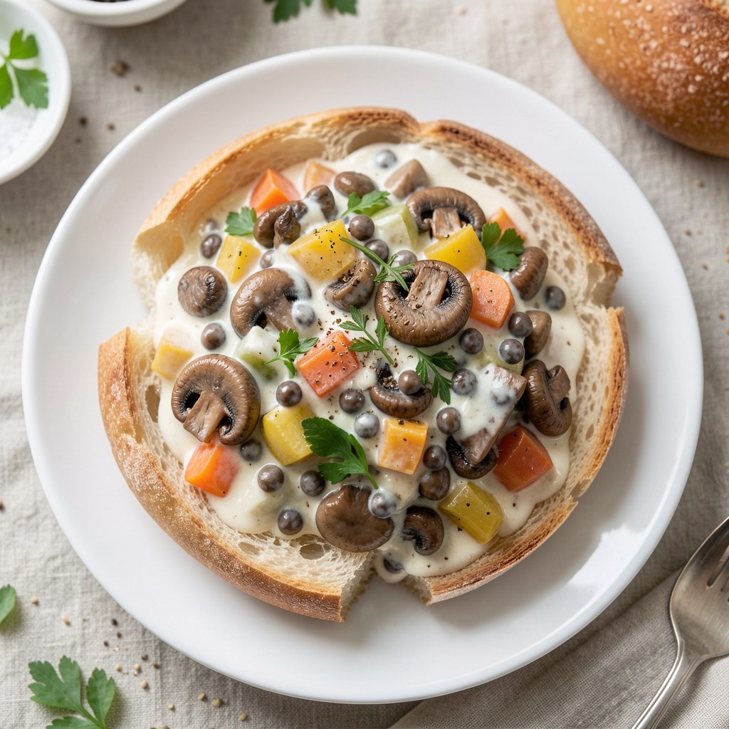 ragout pieczarkowe