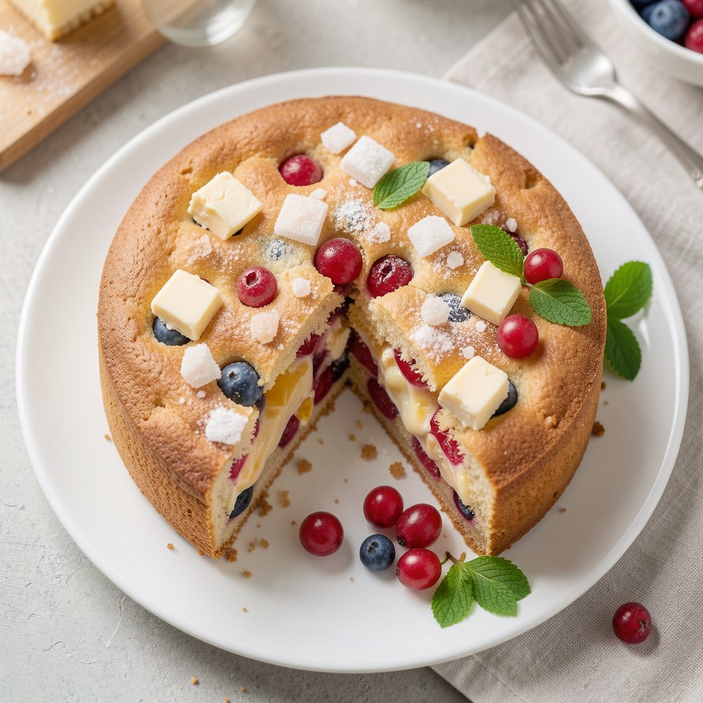 Tarta z ciasta ucieranego