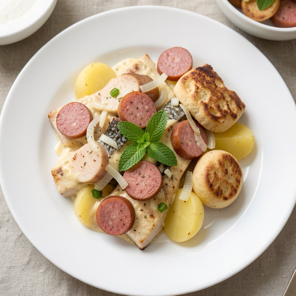 Pieczone śledzie