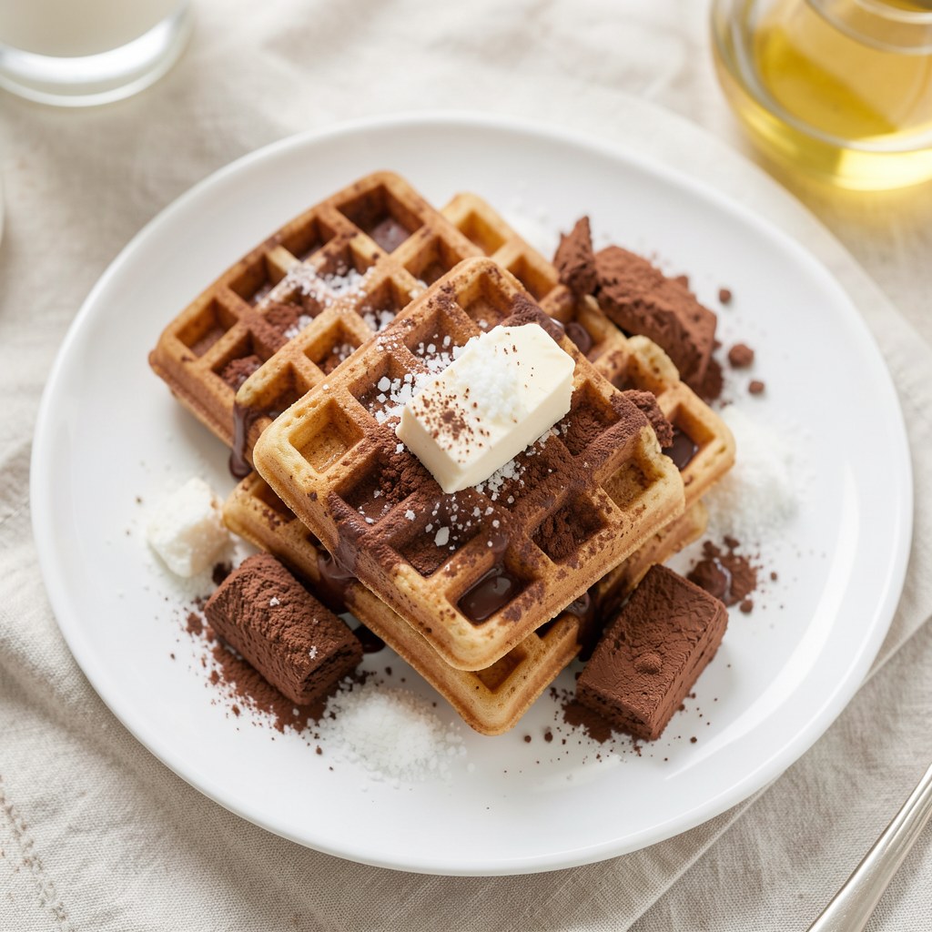 Wafle czekoladowe