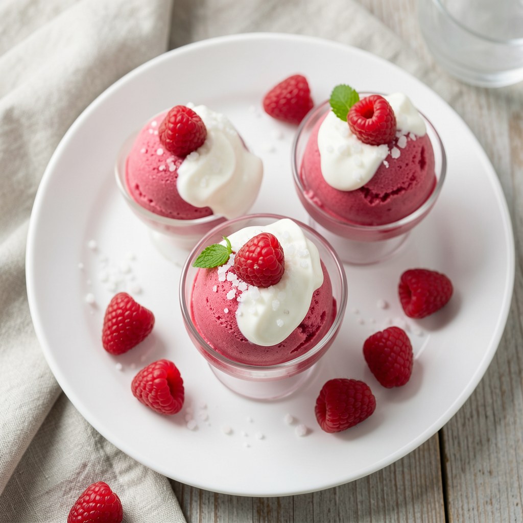 Sorbet malinowy