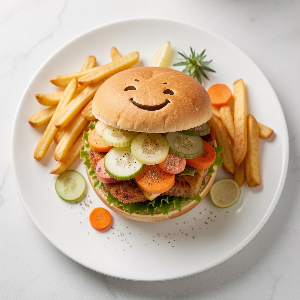 Hamburger uśmiech
