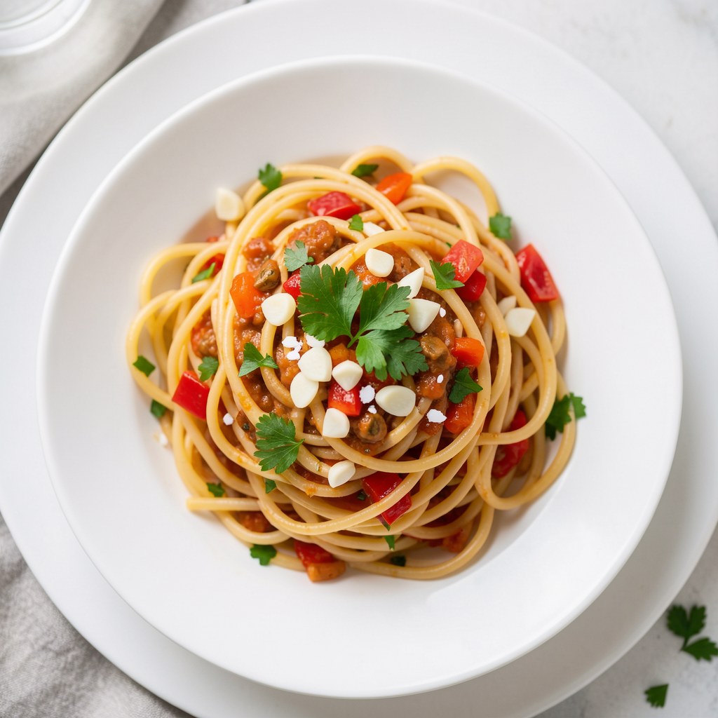 Spaghetti z owocami morza