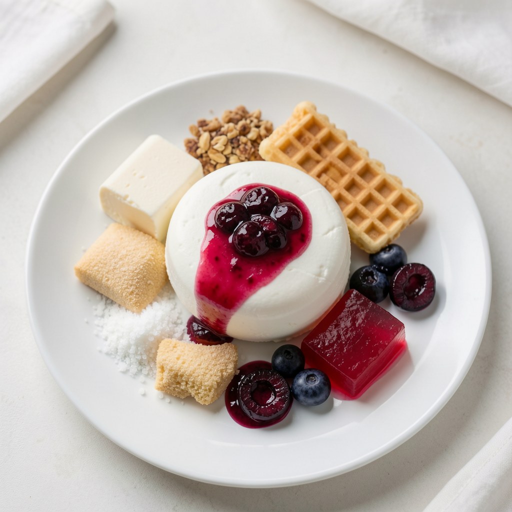 Sernik mascarpone z konfiturą wiśniową