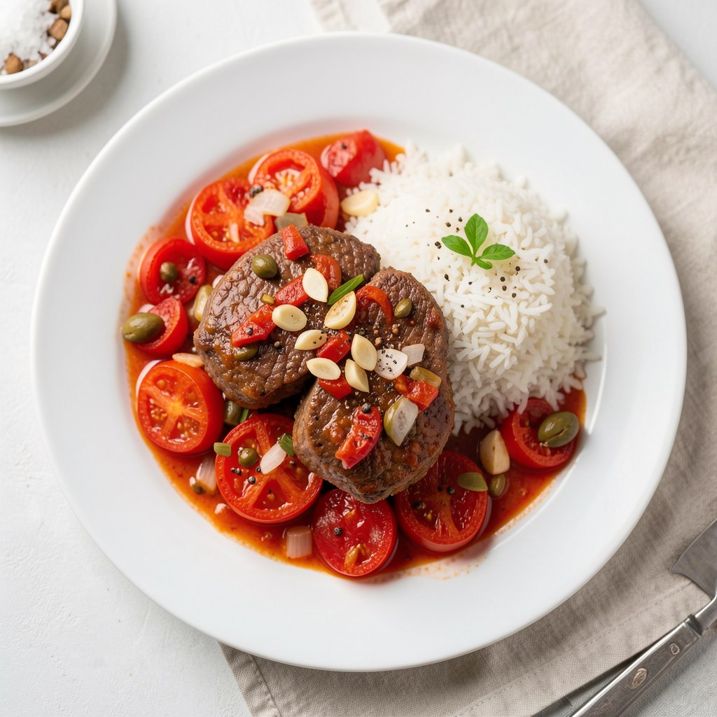 wołowina w pomidorach