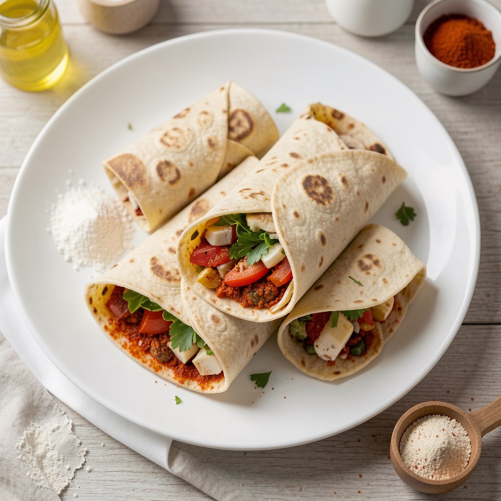 ekspresowe placki do wszystkiego  w stylu wrap