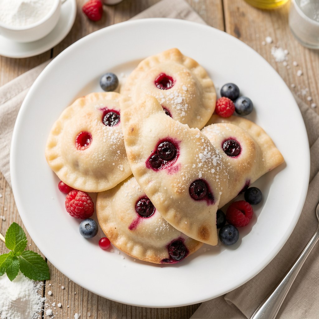 PIEROGI Z JAGODAMI