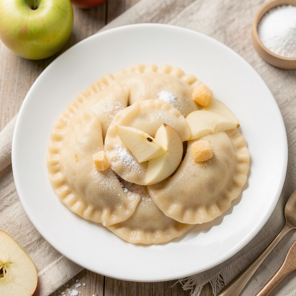 Pierogi z jabłkami