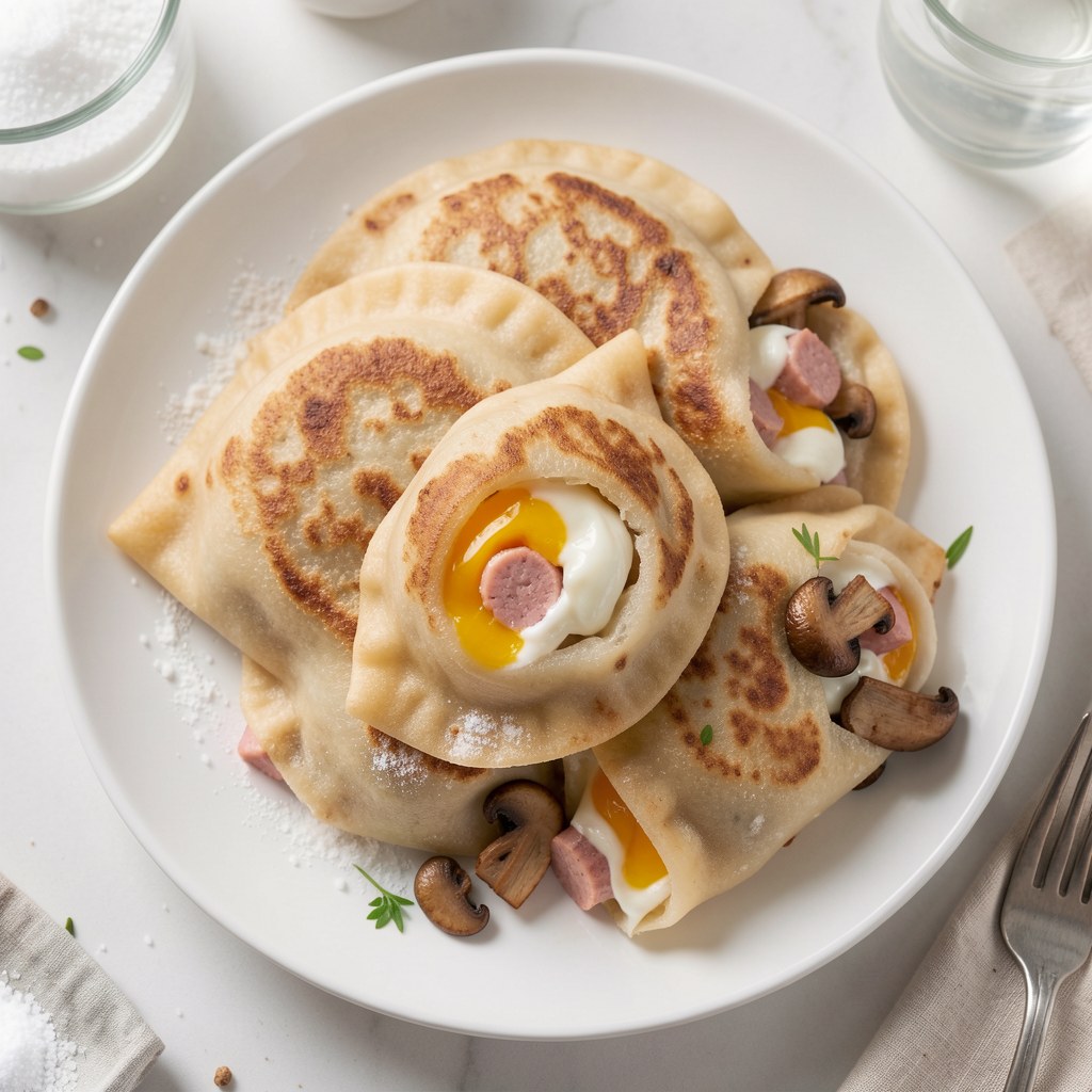 Pierożki z mortadelą