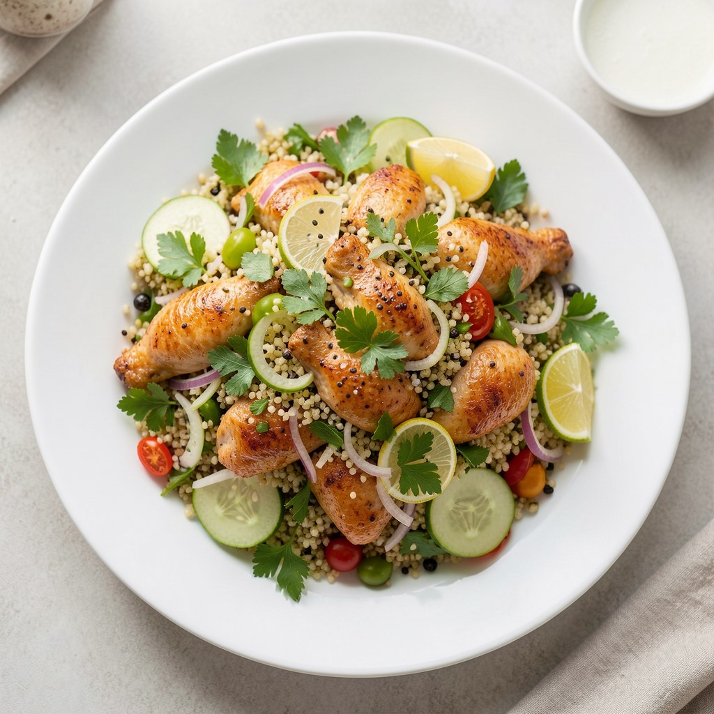 Tabbuleh z kuskusem i kurczakiem