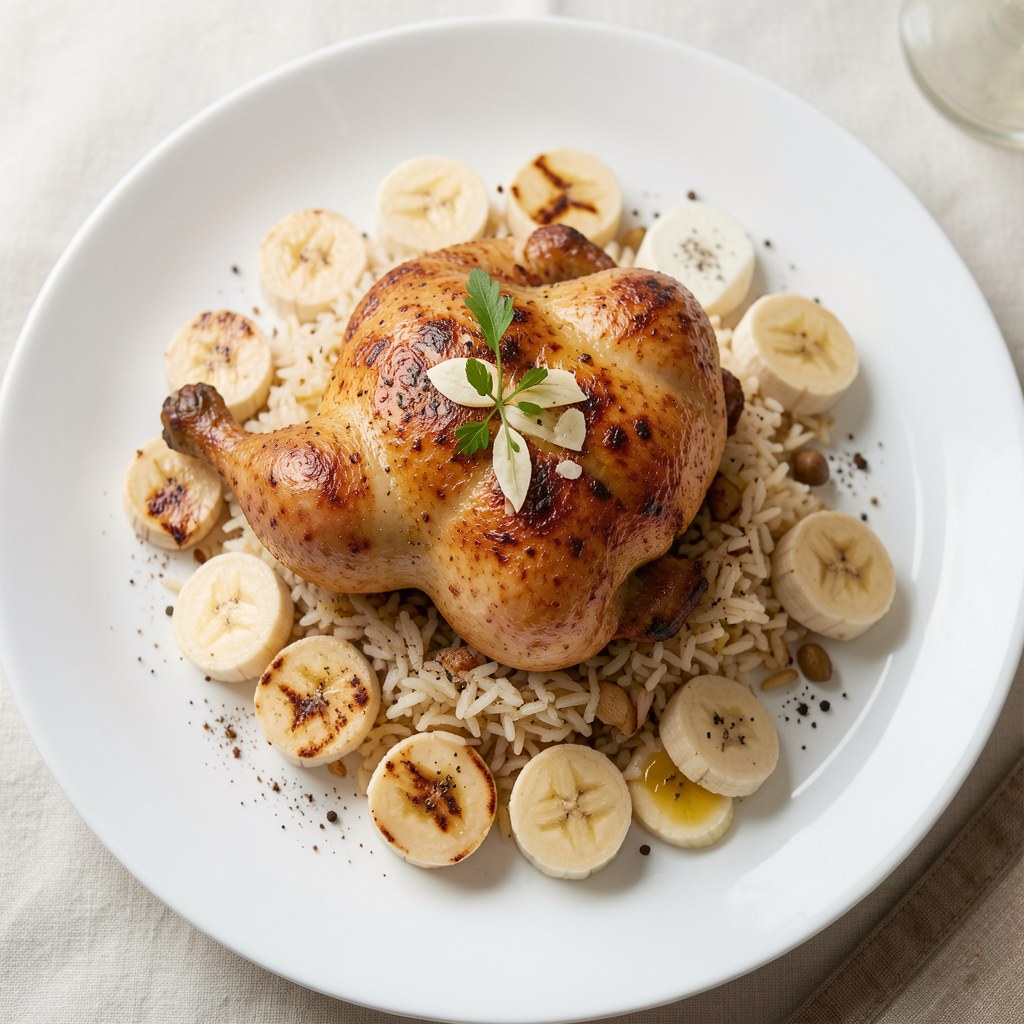Kurczak z bananami