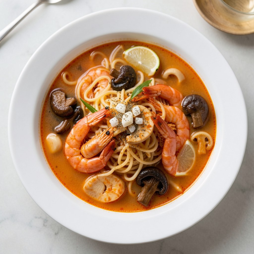 Moja tajska zupa z krewetkami