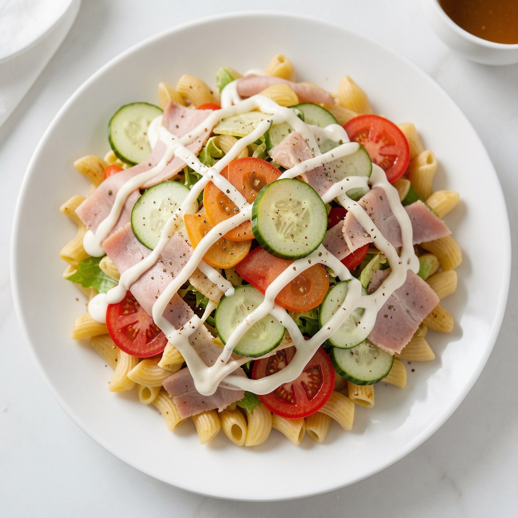 Sałatka z makaronem tortilla