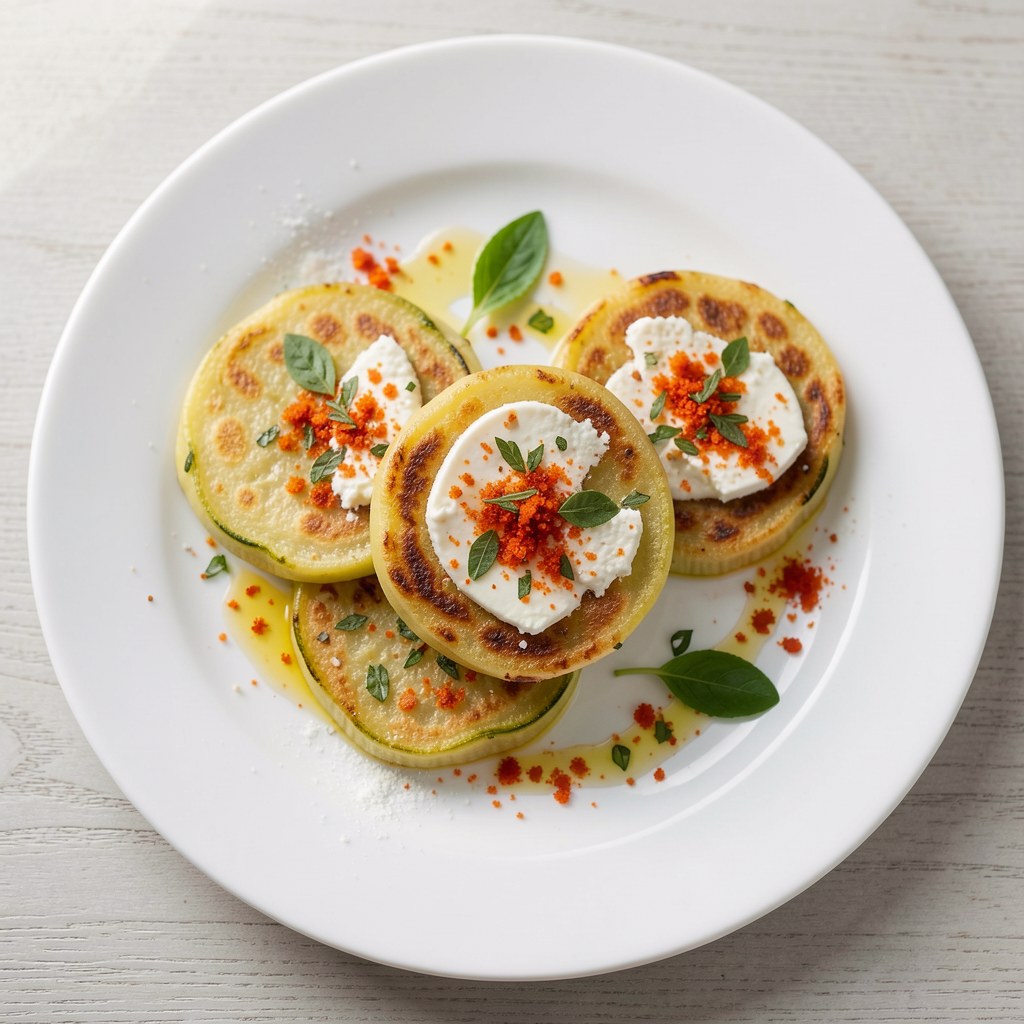 Cukiniowe placuszki z fetą