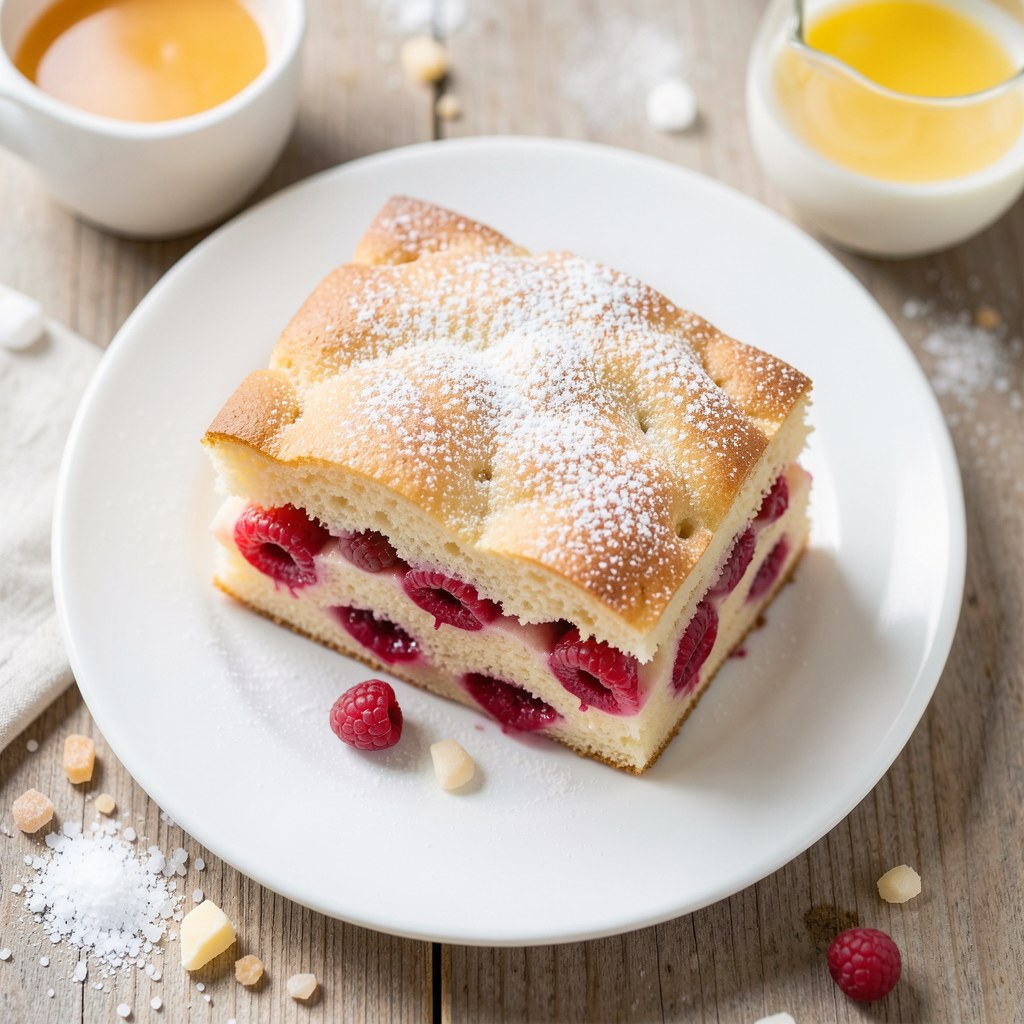 CIASTO DROŻDZOWE Z TRUSKAWKAMI