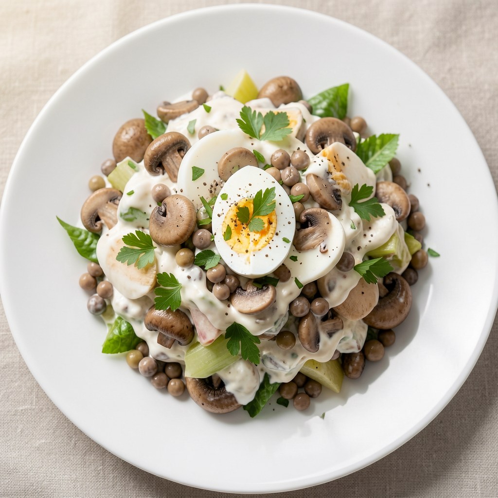 Sałatka z pieczarek